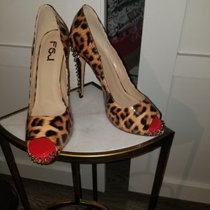 FSJ Studded Animal Print Beauties (US14)